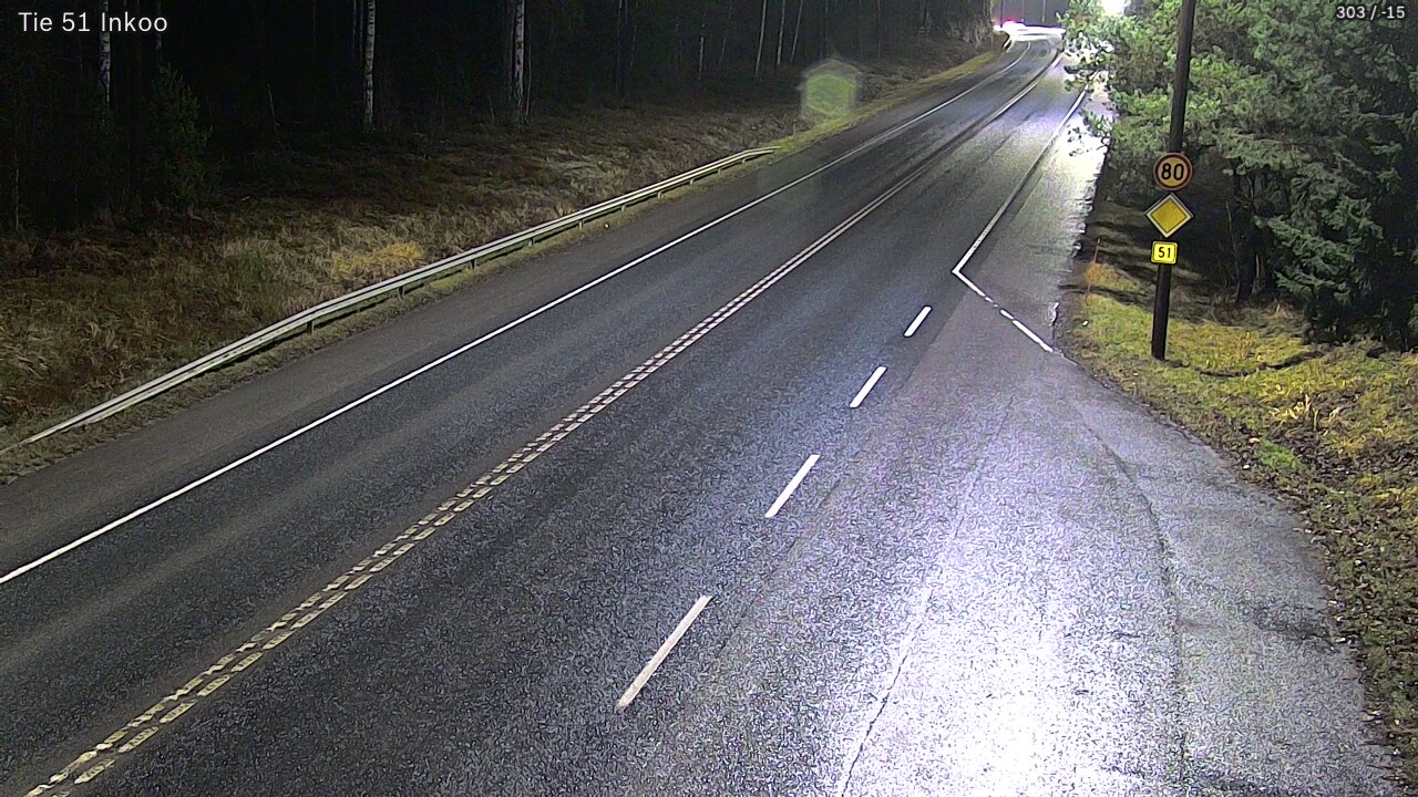 Weather Camera Image Road 51 Inkoo, Inkoo, Uusimaa