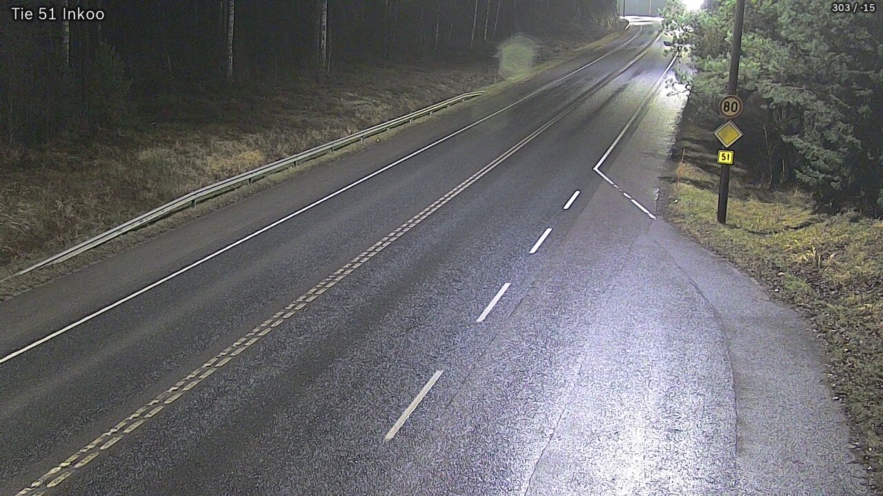 Weather Camera Image Road 51 Inkoo, Inkoo, Uusimaa