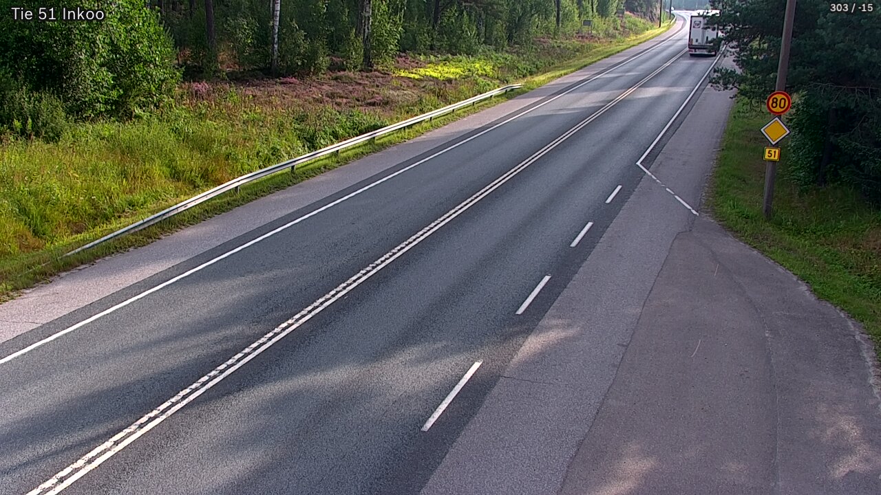 Weather Camera Image Road 51 Inkoo, Inkoo, Uusimaa