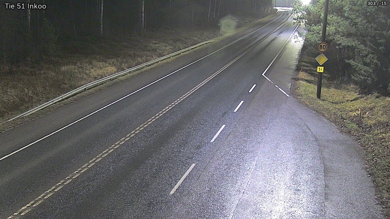 Weather Camera Image Road 51 Inkoo, Inkoo, Uusimaa