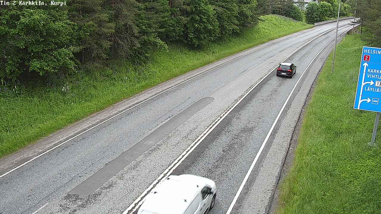 Weather Camera Image Road 2 Karkkila, Kappeli, Karkkila, Uusimaa