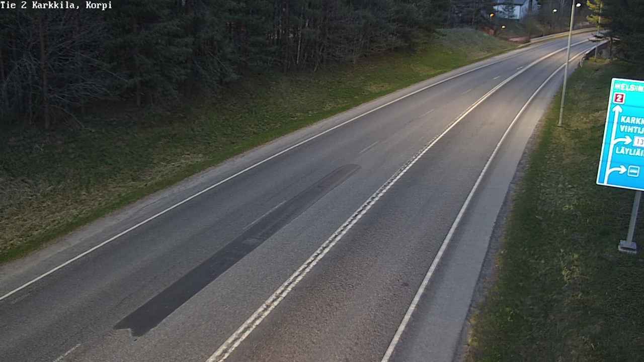 Weather Camera Image Road 2 Karkkila, Kappeli, Karkkila, Uusimaa