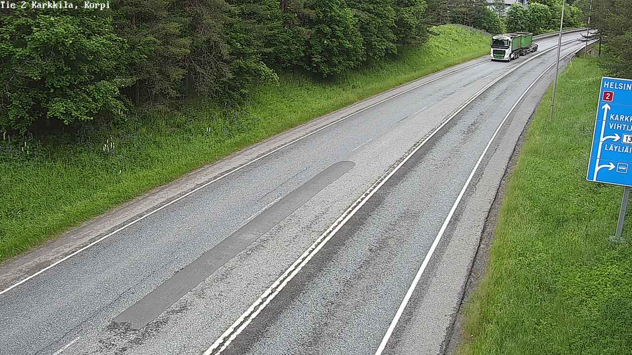 Weather Camera Image Road 2 Karkkila, Kappeli, Karkkila, Uusimaa