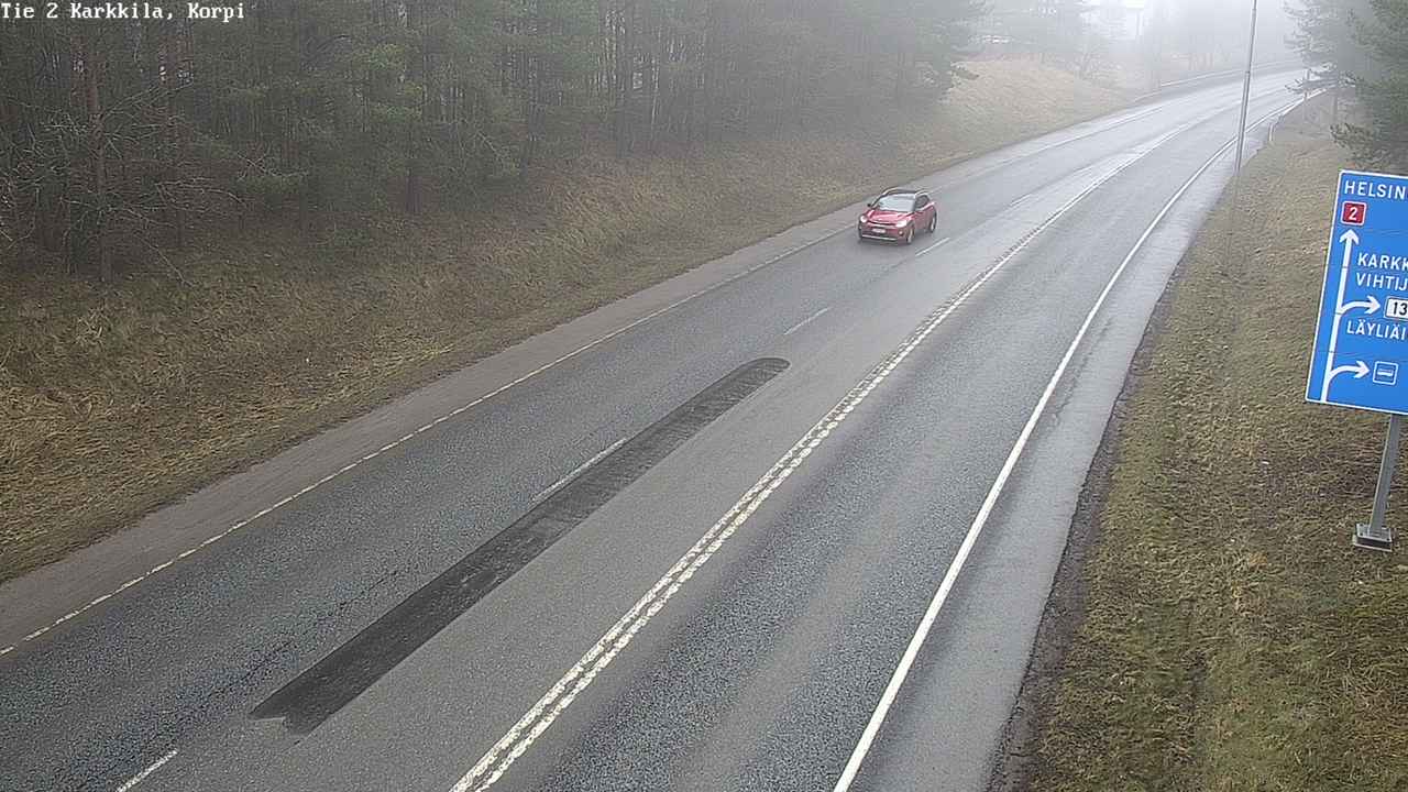 Weather Camera Image Väg 2 Högfors, Kappeli, Karkkila, Uusimaa