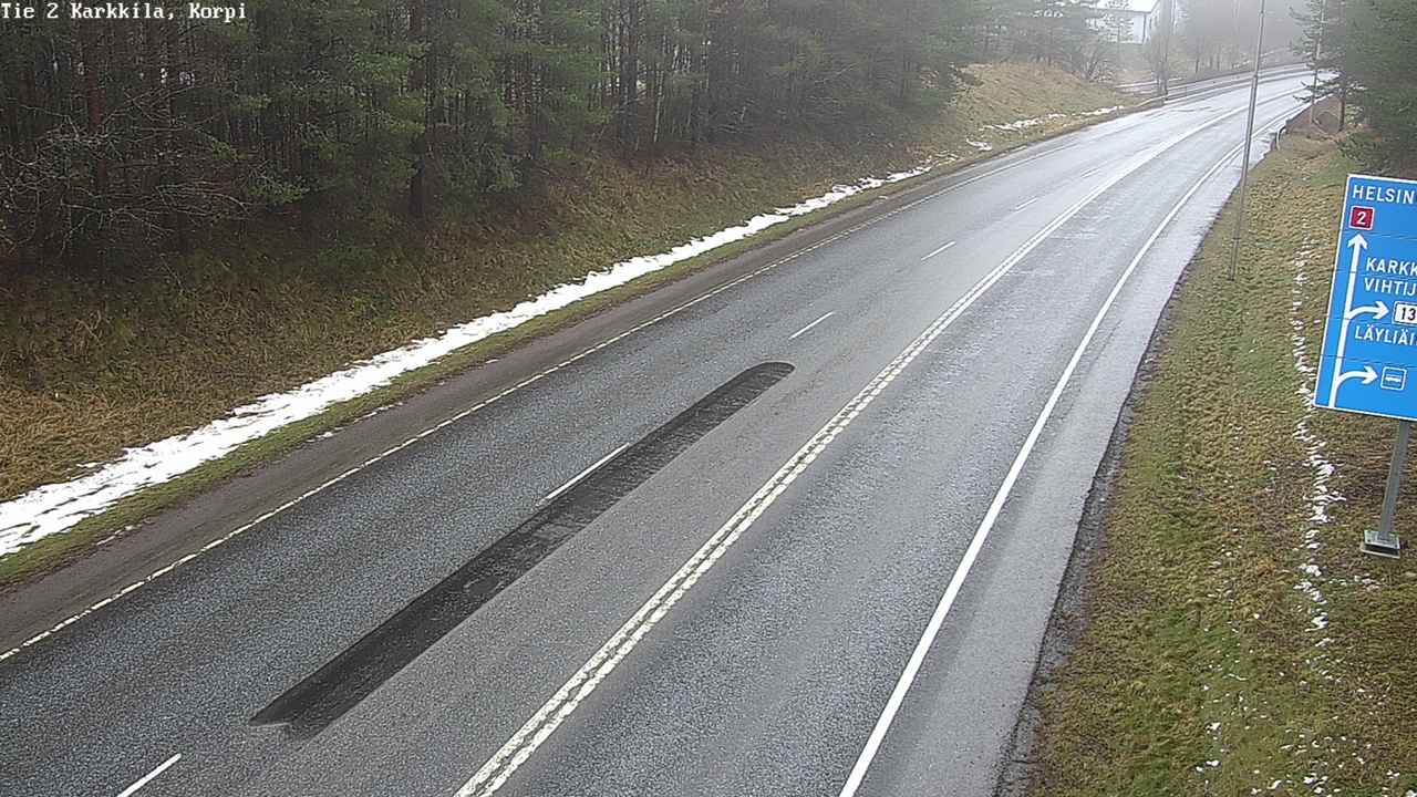 Weather Camera Image Road 2 Karkkila, Kappeli, Karkkila, Uusimaa