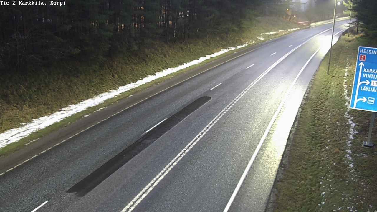 Weather Camera Image Road 2 Karkkila, Kappeli, Karkkila, Uusimaa