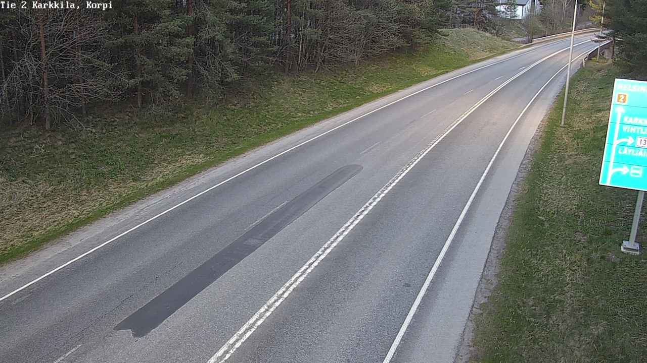 Weather Camera Image Road 2 Karkkila, Kappeli, Karkkila, Uusimaa