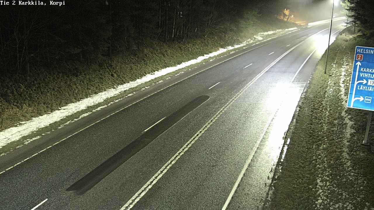 Weather Camera Image Road 2 Karkkila, Kappeli, Karkkila, Uusimaa