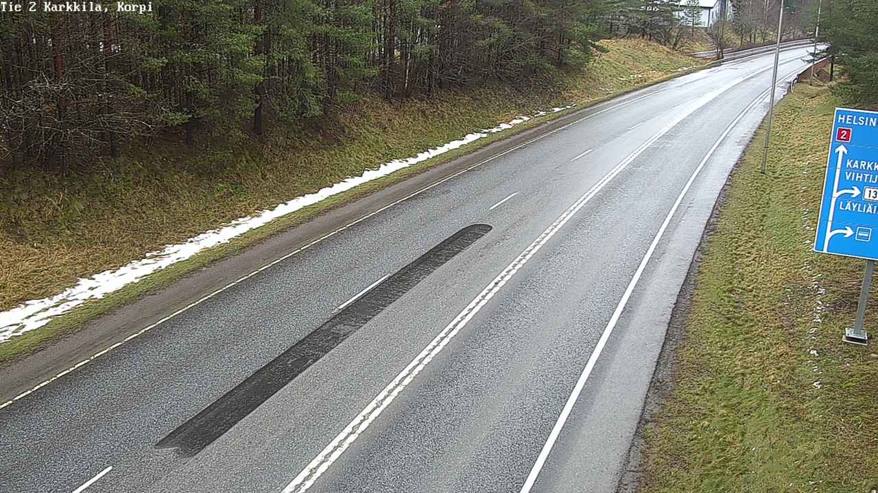 Weather Camera Image Väg 2 Högfors, Kappeli, Karkkila, Uusimaa