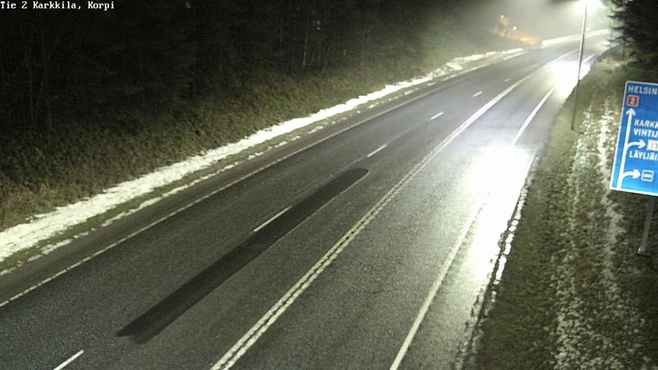 Weather Camera Image Road 2 Karkkila, Kappeli, Karkkila, Uusimaa
