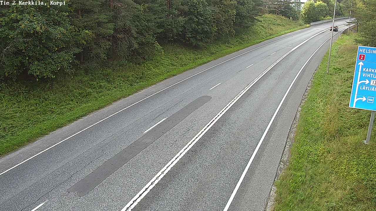 Weather Camera Image Road 2 Karkkila, Kappeli, Karkkila, Uusimaa