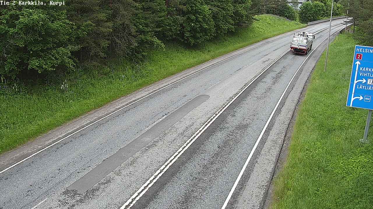 Weather Camera Image Road 2 Karkkila, Kappeli, Karkkila, Uusimaa
