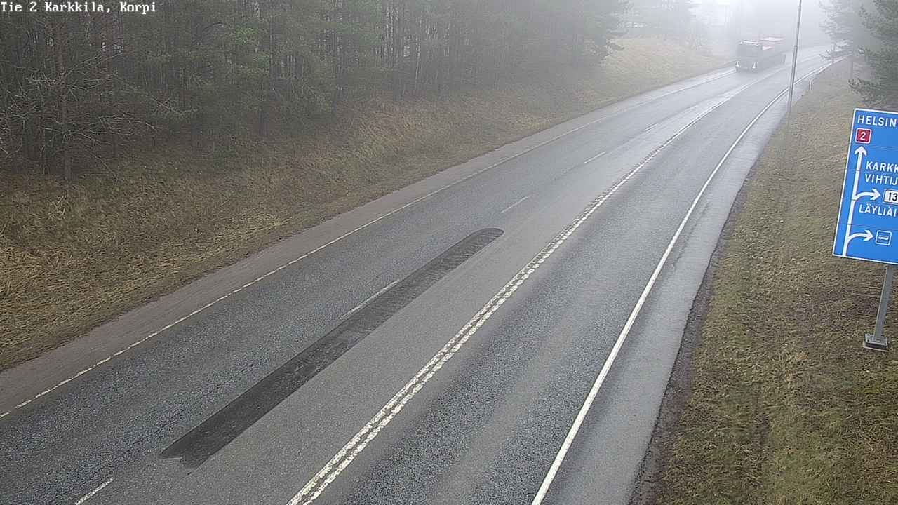 Weather Camera Image Väg 2 Högfors, Kappeli, Karkkila, Uusimaa