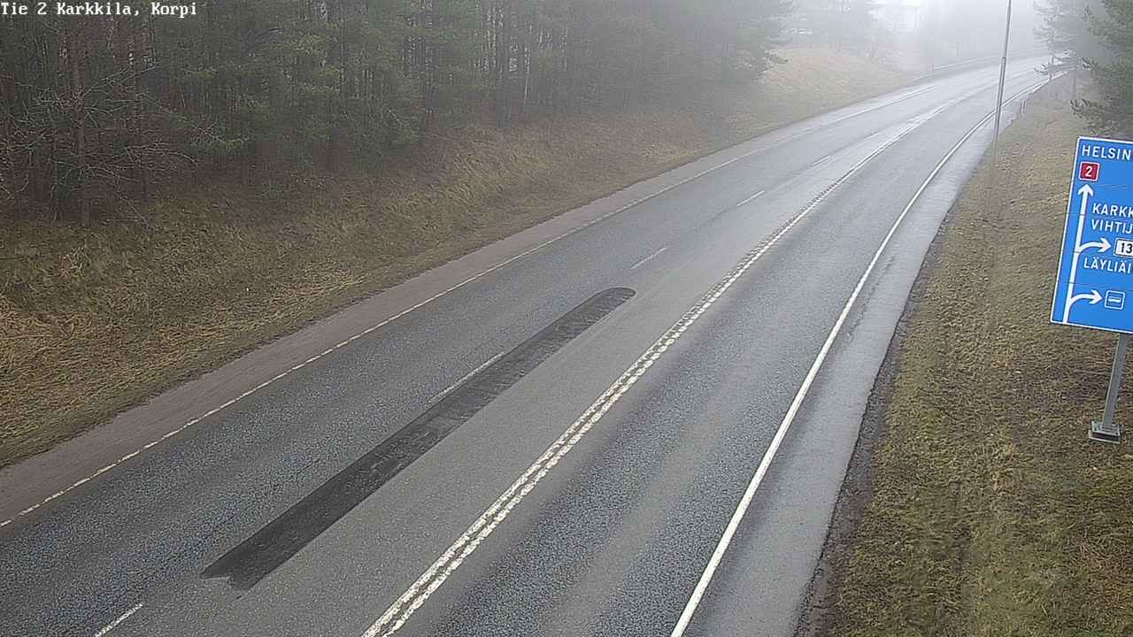 Weather Camera Image Väg 2 Högfors, Kappeli, Karkkila, Uusimaa