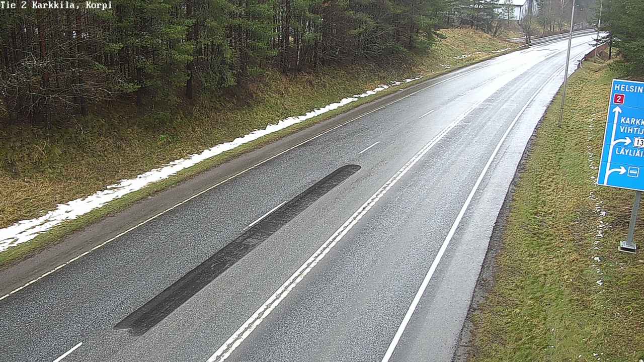 Weather Camera Image Väg 2 Högfors, Kappeli, Karkkila, Uusimaa