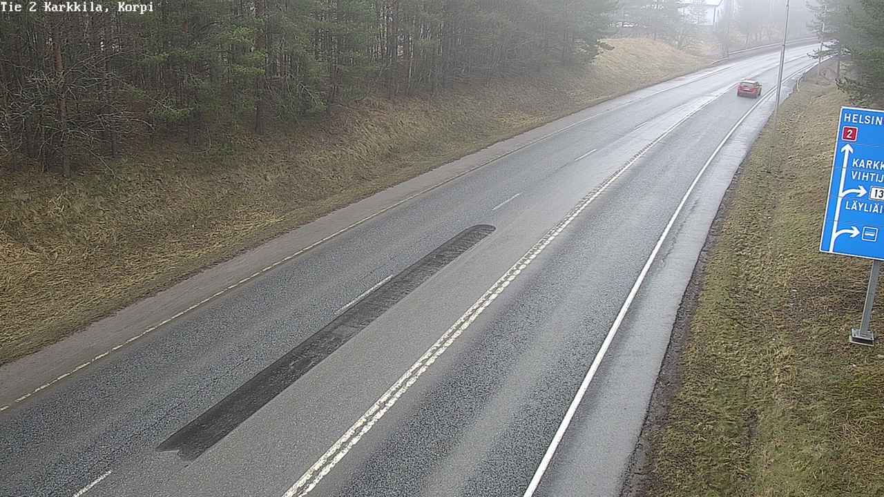 Weather Camera Image Väg 2 Högfors, Kappeli, Karkkila, Uusimaa
