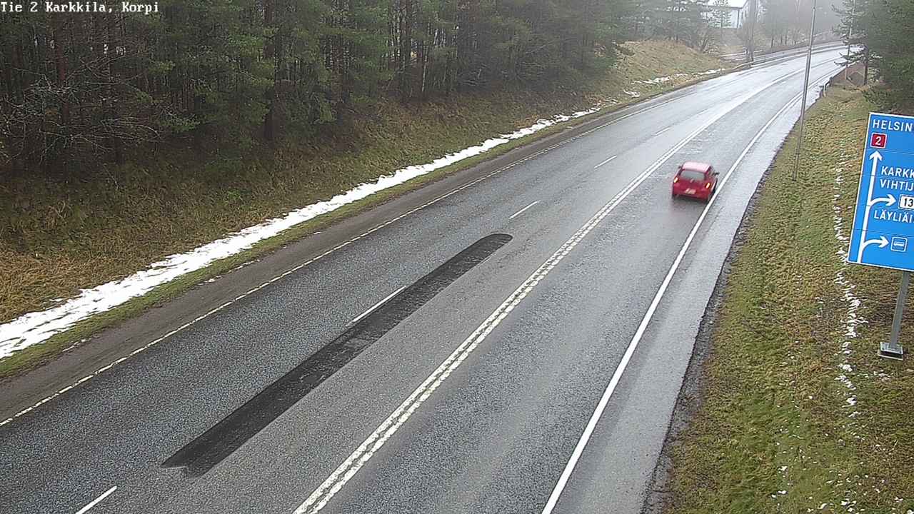 Weather Camera Image Road 2 Karkkila, Kappeli, Karkkila, Uusimaa