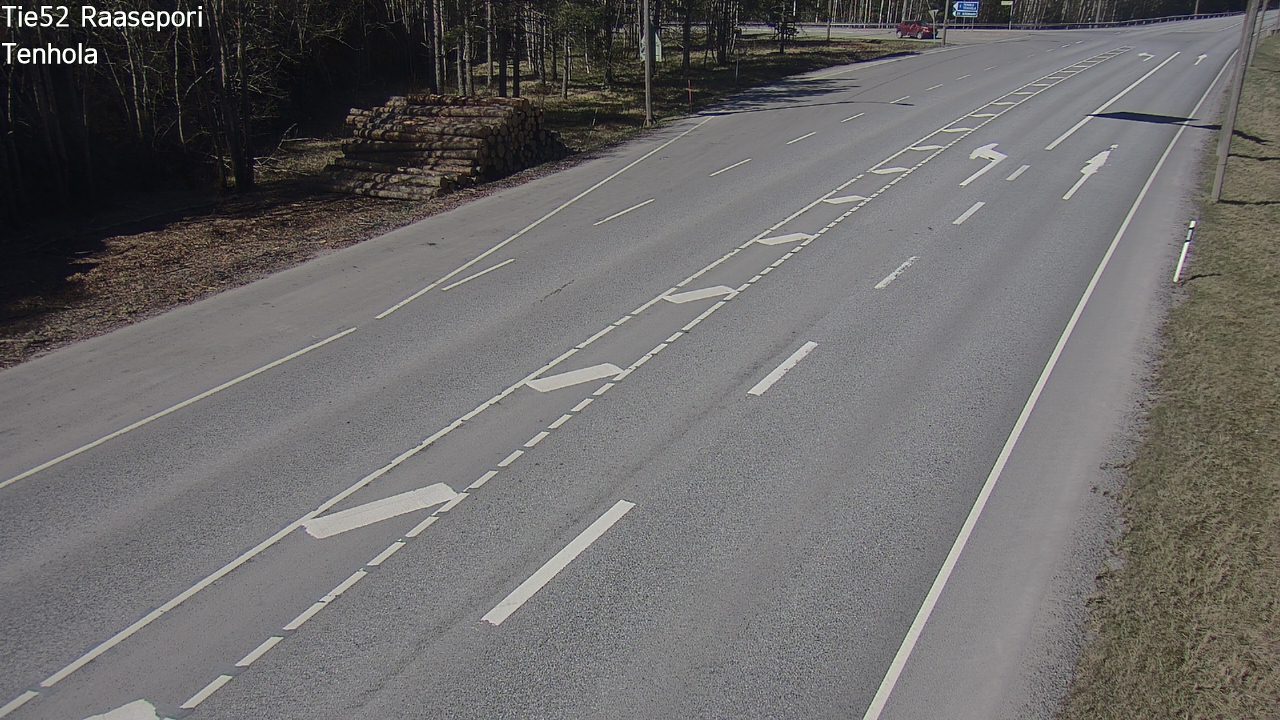 Weather Camera Image Väg 52 Raseborg, Tenhola, Raasepori, Uusimaa