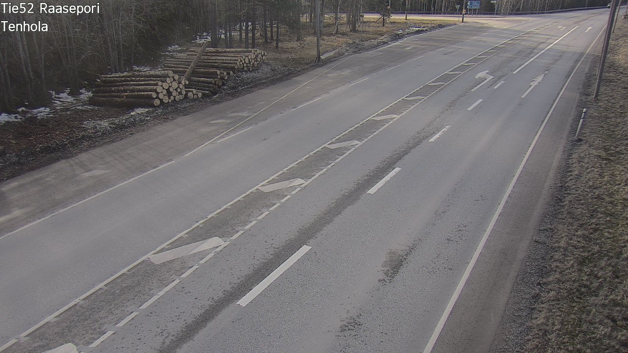 Weather Camera Image Road 52 Raasepori, Tenhola, Raasepori, Uusimaa