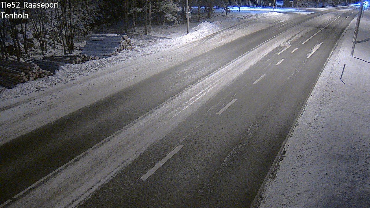 Weather Camera Image Väg 52 Raseborg, Tenhola, Raasepori, Uusimaa