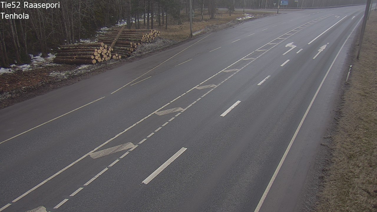 Weather Camera Image Väg 52 Raseborg, Tenhola, Raasepori, Uusimaa