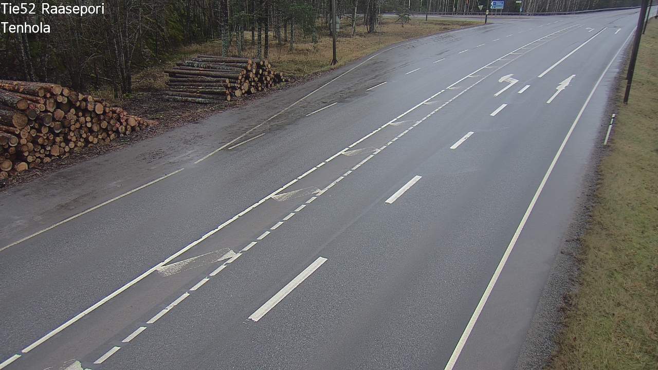 Weather Camera Image Väg 52 Raseborg, Tenhola, Raasepori, Uusimaa