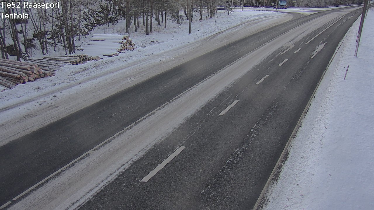 Weather Camera Image Väg 52 Raseborg, Tenhola, Raasepori, Uusimaa