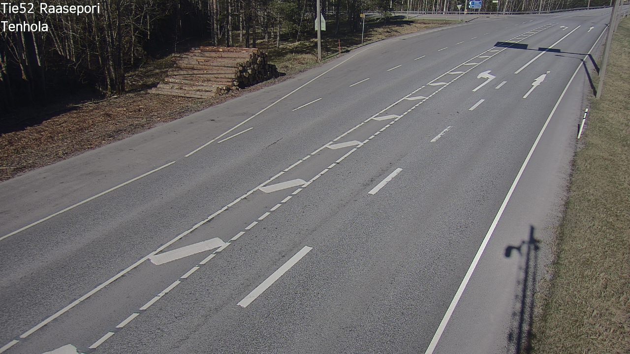 Weather Camera Image Väg 52 Raseborg, Tenhola, Raasepori, Uusimaa