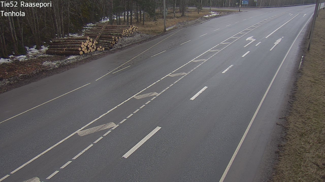 Weather Camera Image Väg 52 Raseborg, Tenhola, Raasepori, Uusimaa