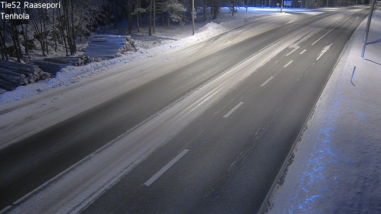 Weather Camera Image Väg 52 Raseborg, Tenhola, Raasepori, Uusimaa