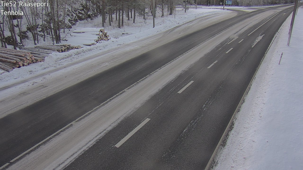 Weather Camera Image Väg 52 Raseborg, Tenhola, Raasepori, Uusimaa