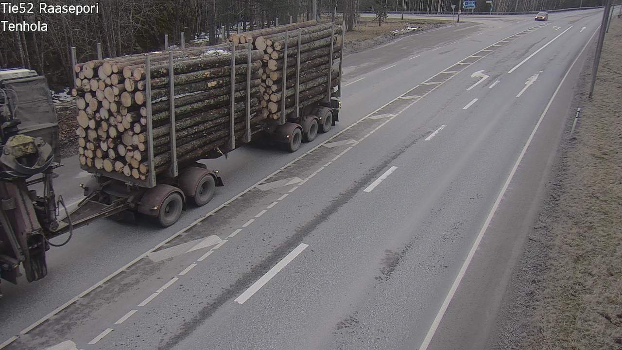 Weather Camera Image Road 52 Raasepori, Tenhola, Raasepori, Uusimaa