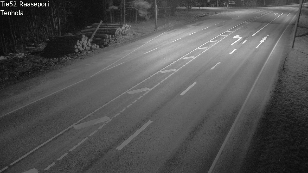 Weather Camera Image Road 52 Raasepori, Tenhola, Raasepori, Uusimaa