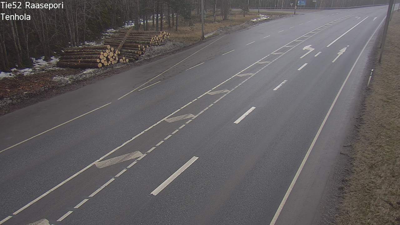 Weather Camera Image Väg 52 Raseborg, Tenhola, Raasepori, Uusimaa
