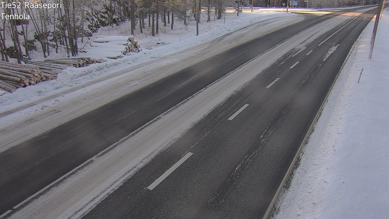 Weather Camera Image Väg 52 Raseborg, Tenhola, Raasepori, Uusimaa
