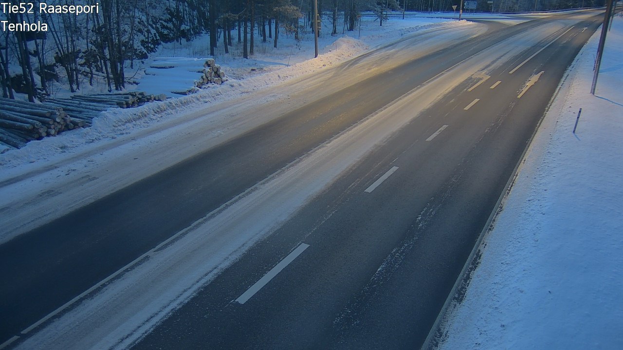 Weather Camera Image Väg 52 Raseborg, Tenhola, Raasepori, Uusimaa