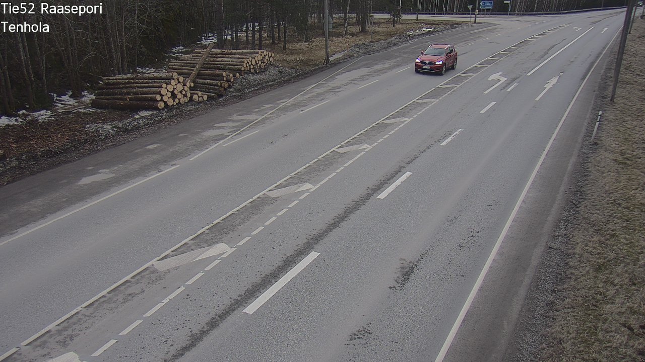 Weather Camera Image Road 52 Raasepori, Tenhola, Raasepori, Uusimaa