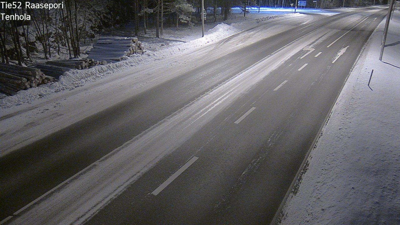 Weather Camera Image Väg 52 Raseborg, Tenhola, Raasepori, Uusimaa