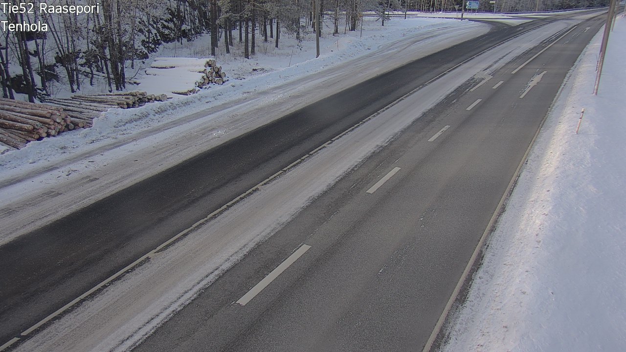 Weather Camera Image Road 52 Raasepori, Tenhola, Raasepori, Uusimaa