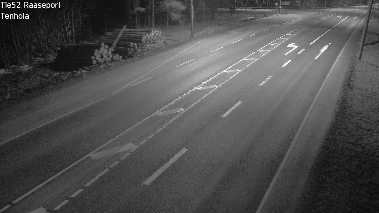 Weather Camera Image Road 52 Raasepori, Tenhola, Raasepori, Uusimaa