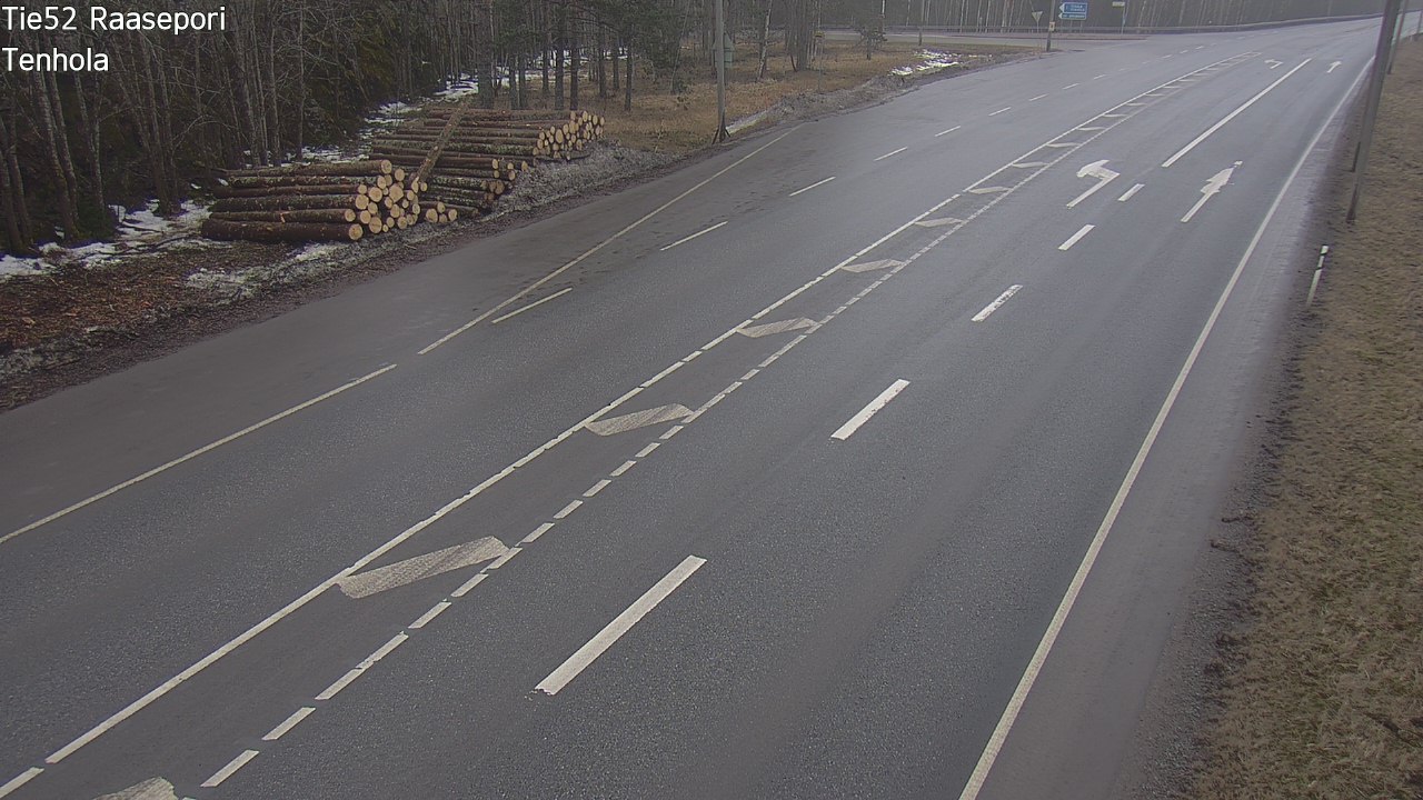 Weather Camera Image Väg 52 Raseborg, Tenhola, Raasepori, Uusimaa