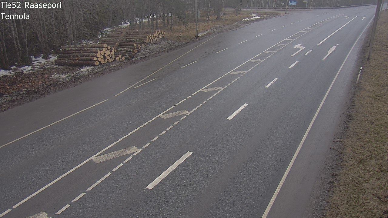 Weather Camera Image Väg 52 Raseborg, Tenhola, Raasepori, Uusimaa