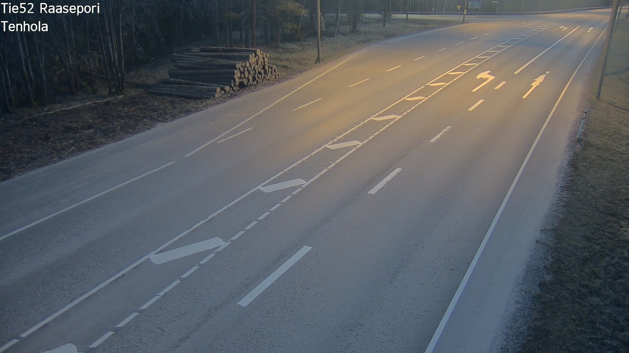 Weather Camera Image Road 52 Raasepori, Tenhola, Raasepori, Uusimaa