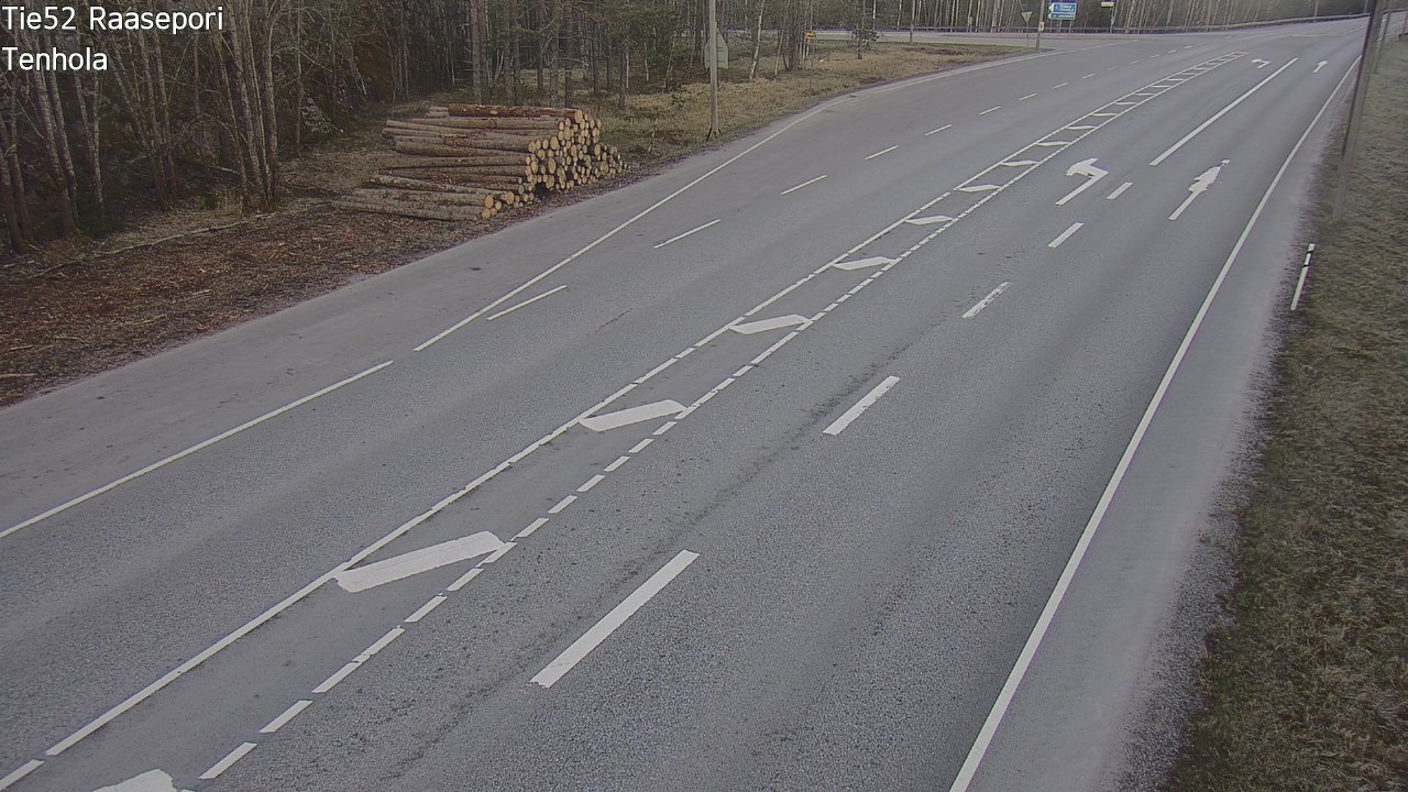 Weather Camera Image Road 52 Raasepori, Tenhola, Raasepori, Uusimaa