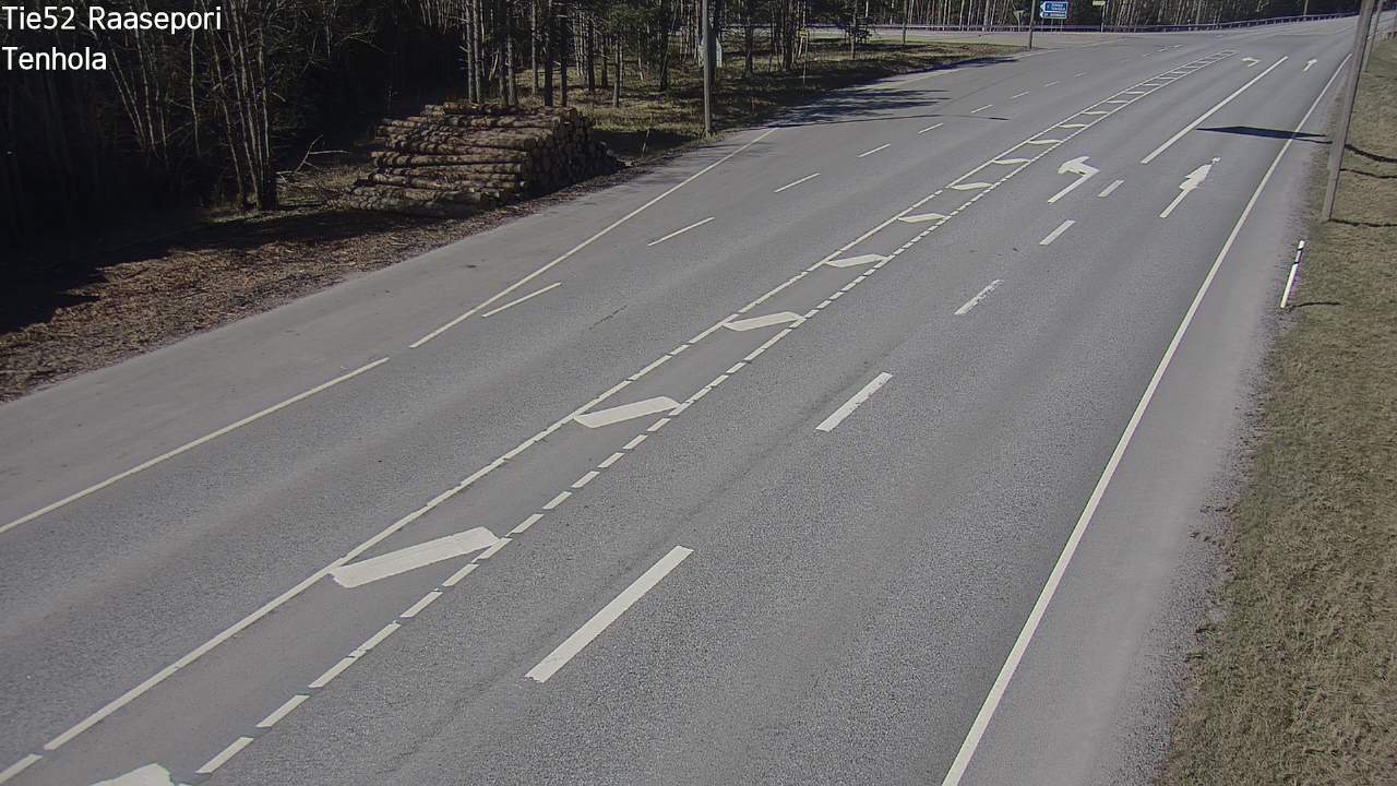 Weather Camera Image Väg 52 Raseborg, Tenhola, Raasepori, Uusimaa