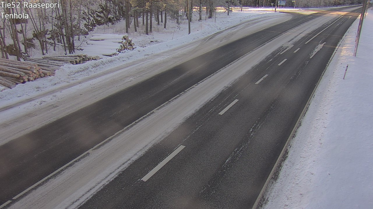 Weather Camera Image Väg 52 Raseborg, Tenhola, Raasepori, Uusimaa
