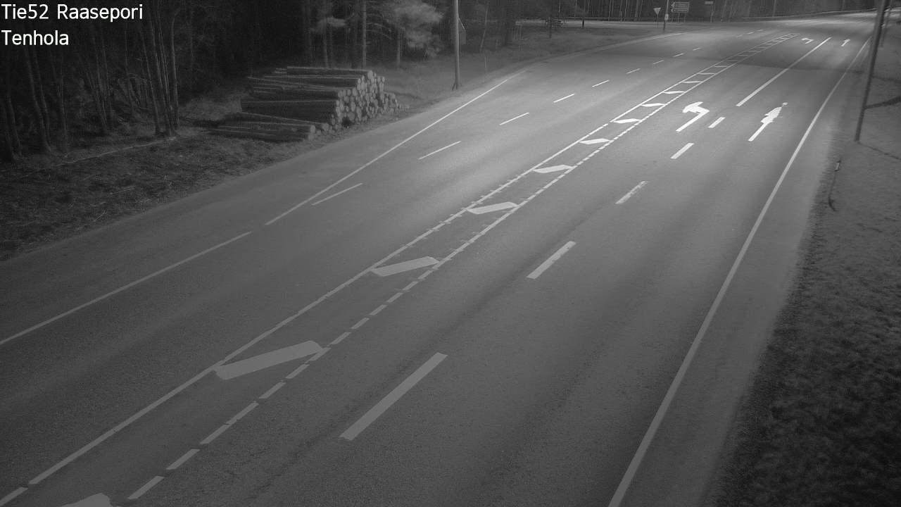 Weather Camera Image Road 52 Raasepori, Tenhola, Raasepori, Uusimaa