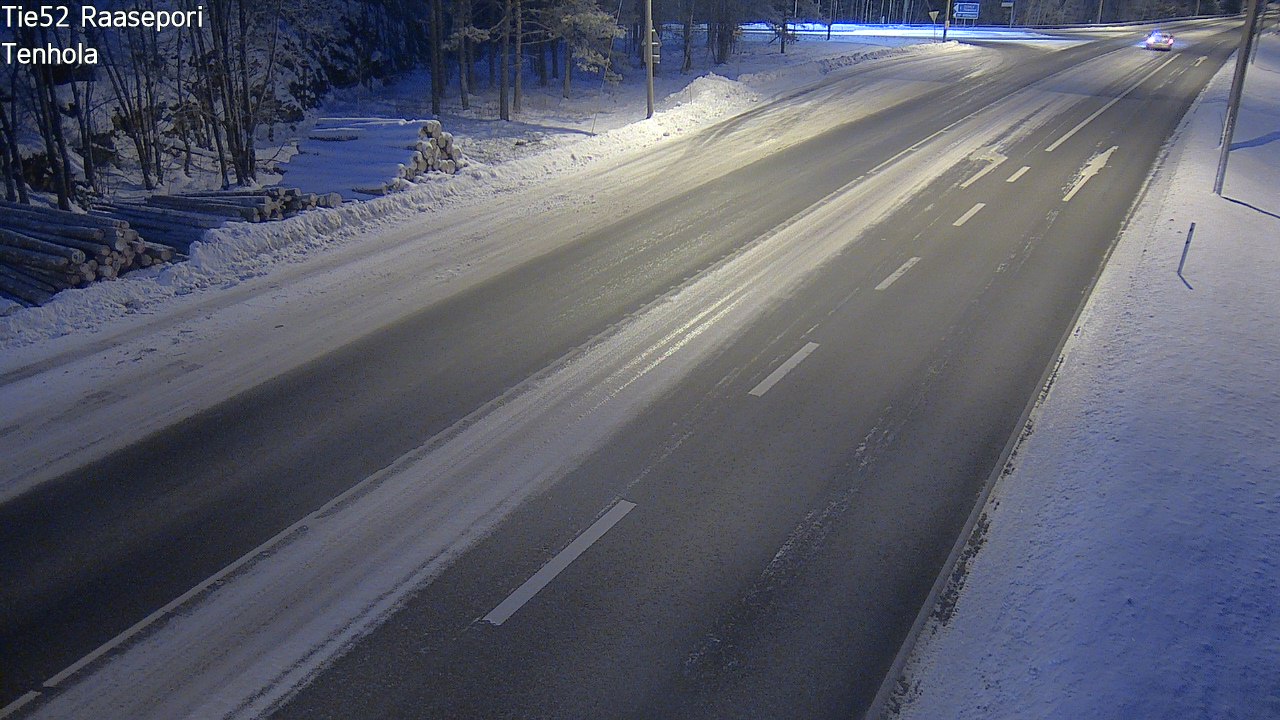 Weather Camera Image Väg 52 Raseborg, Tenhola, Raasepori, Uusimaa