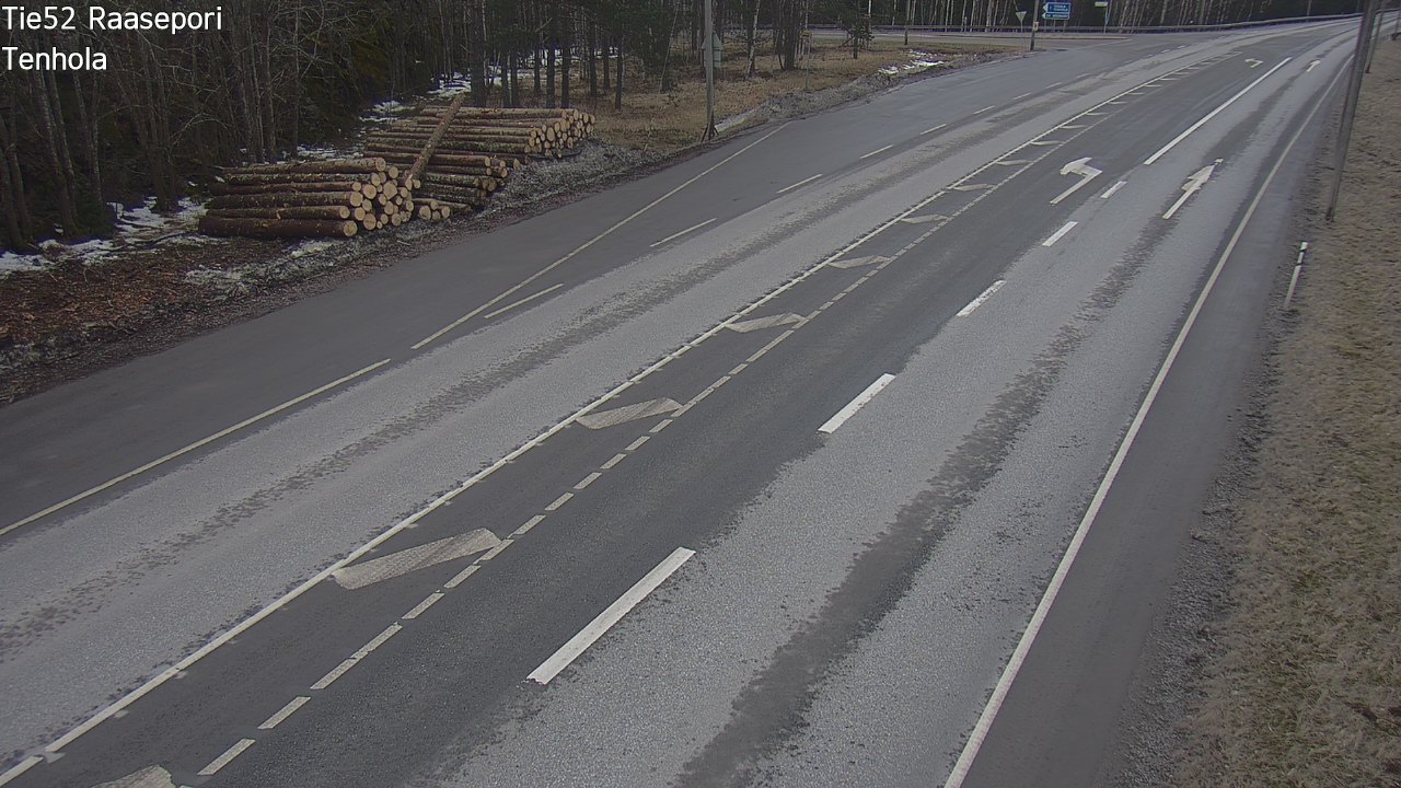 Weather Camera Image Road 52 Raasepori, Tenhola, Raasepori, Uusimaa
