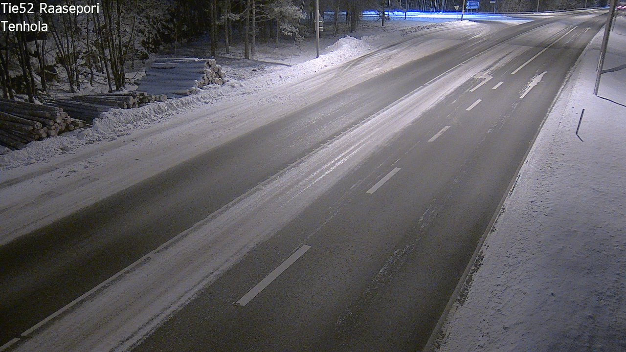 Weather Camera Image Väg 52 Raseborg, Tenhola, Raasepori, Uusimaa
